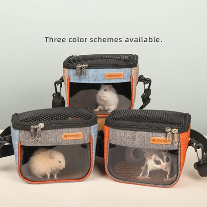 Sugar Glider Carrier Bag, Transparent Breathable Travel Bag - Image 5