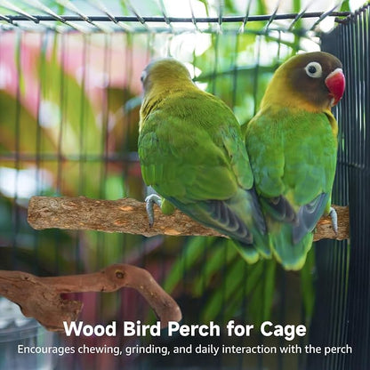 5 PCS Wood Bird Perches, Natural Grape Wood Branches - Image 2