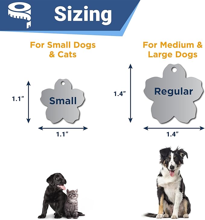 GoTags Stainless Steel Pet ID Tags, Personalized Dog Tags and Cat Tags - Image 7