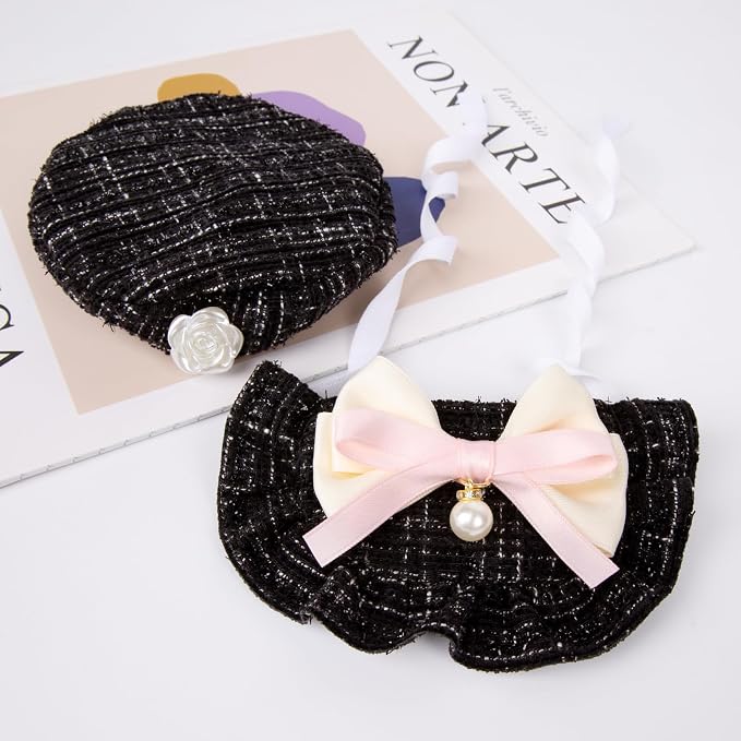 HOWWFALY 2PCS Cat Beret Hat - Image 6