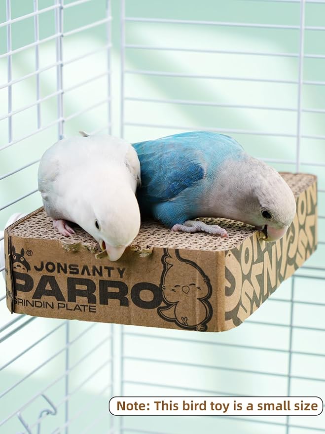 12.3 Inch Paper Bird Toys, Bird Platform, Parrot Toy, Help Birds Clean Beak - Image 6