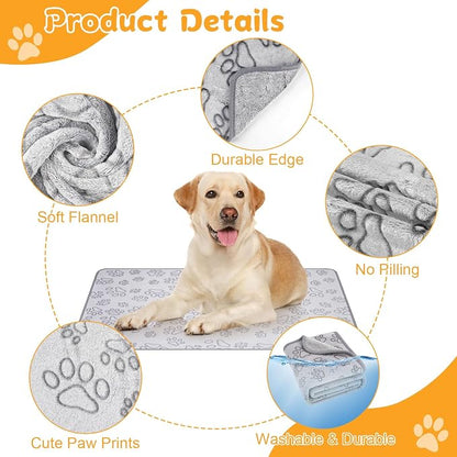 Dog Blankets for Small, Medium Dogs, Puppy Blanket Washable, Dogs Essentials - Image 3