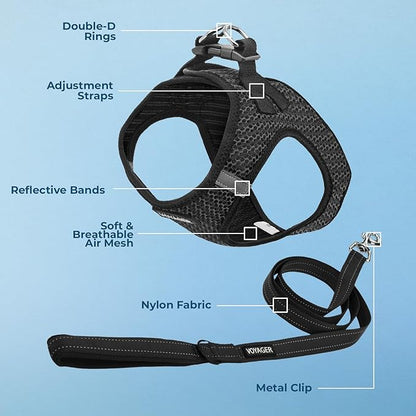 Best Pet Supplies Voyager Step-in Air All Weather Mesh Harness and Reflective - Image 3