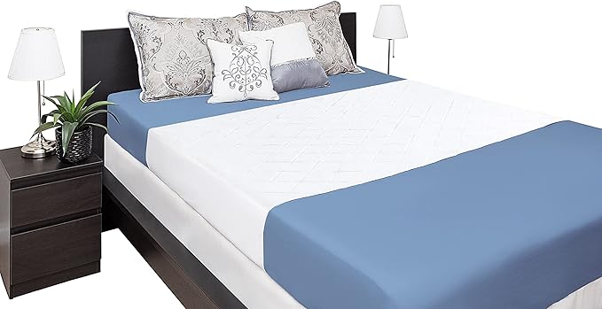Washable Incontinence Bed Pads 36" x 37" – Soft, Absorbent & Waterproof by IdyllNights