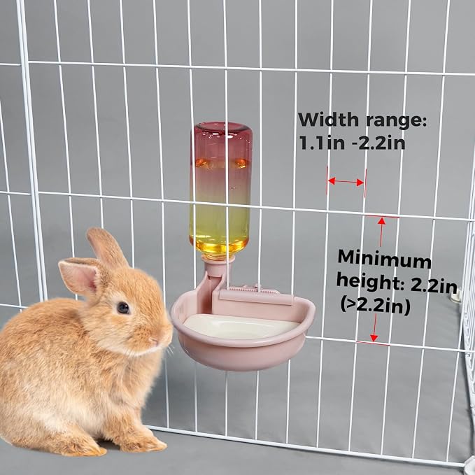 VANNON 16oz Pet Water Bottle, Gravity Dog Water Bowl Dispenser - Image 3
