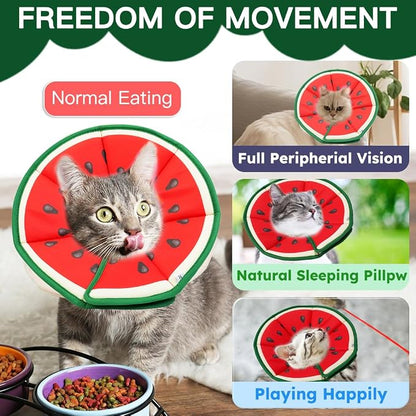Cat Cone Collar Soft, Waterproof Cat Recovery Collar After Surgery, Adjustable - Image 4
