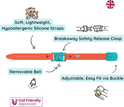 Kittyrama Tangerine Kitten Collar - Image 3