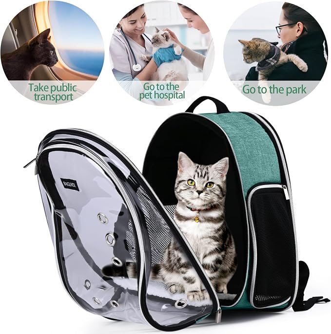 BAGLHER Cat Carrier Backpack Bubble - Image 7