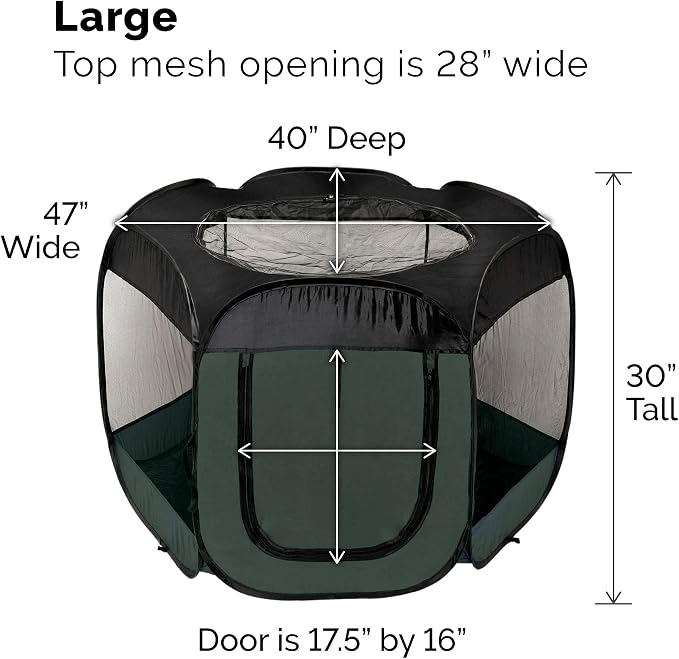 Furhaven Portable Dog Playpen Cat Tent, Pet playground, Kennel foldable indoor - Image 2