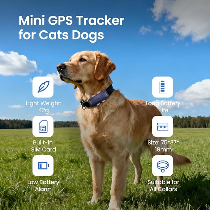 SEEWORLD Cat Tracker 4G Mini GPS Pet Tracker Device - Image 7