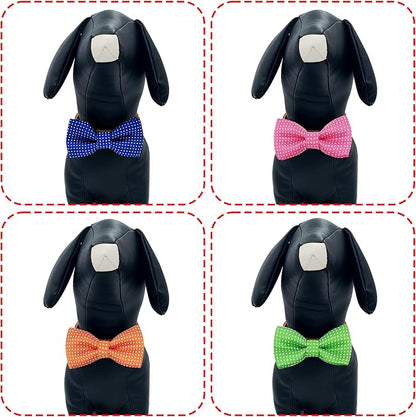 PET SHOW 8 Colors Dot Small Dogs Collar Embellishment Attachment Bow Ties - Image 4