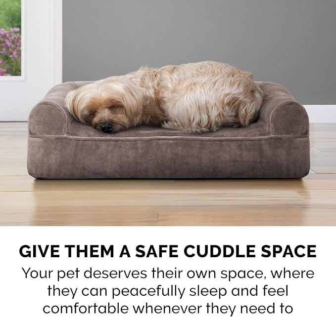 Furhaven Orthopedic Dog Bed for Large/Medium Dogs w/ Removable Bolsters & - Image 10