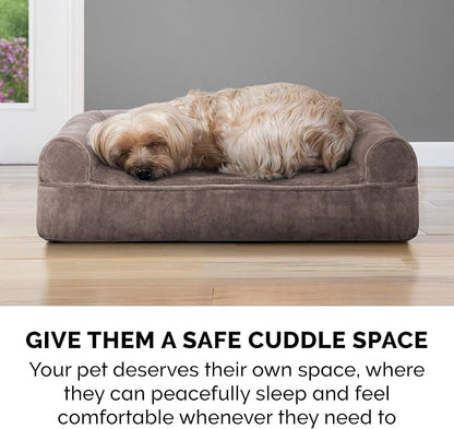 Furhaven Orthopedic Dog Bed for Large/Medium Dogs w/ Removable Bolsters & - Image 10