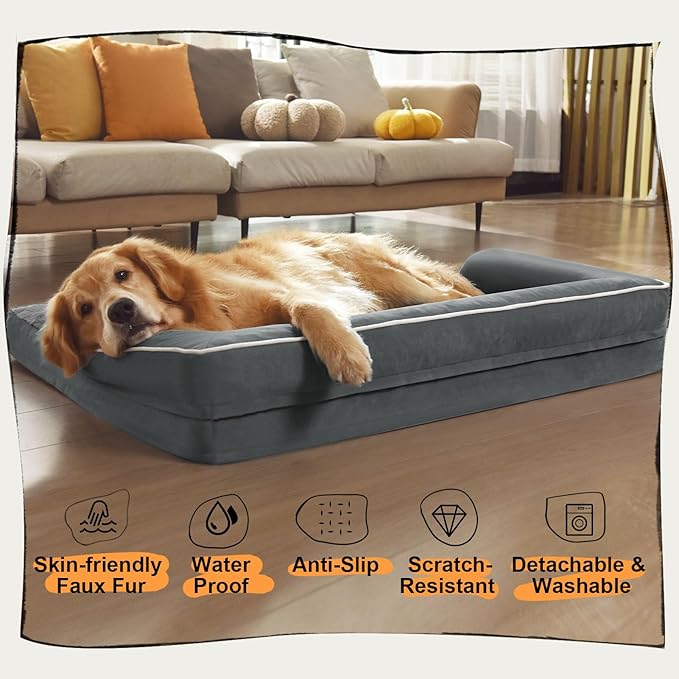 Extra Large Dog Bed-Orthopedic Waterproof XL Dog Bed - Image 6