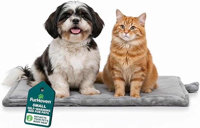 FurHaven ThermaNAP Self Warming Cat Mat, Dog Bed by FurHaven