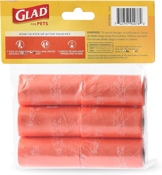 Glad for Pets Heavy Duty Dog Poop Bags, Leak Resistant Dog Waste Bags - Image 2