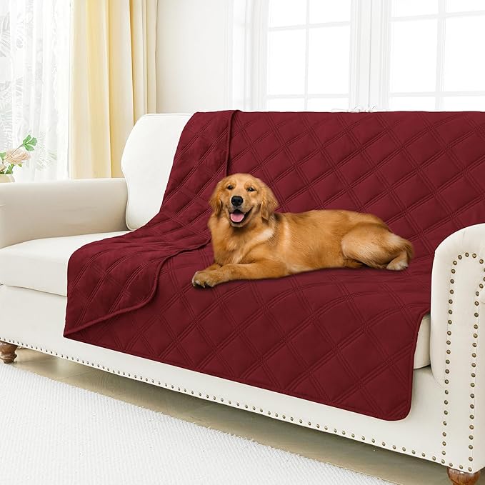 Smiry Waterproof Dog Bed Cover Blanket 68x82, Soft Reversible Pet Blanket by Smiry