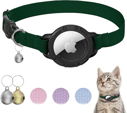 AirTag Cat Collars, Stretchy Collar by Sucegi