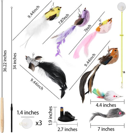 Soarer 3-in-1 Flying Bird Cat Toys - Image 7