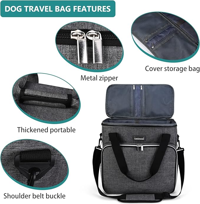 BAGLHER Dog Travel Bag, Pet Travel Bag, - Image 4