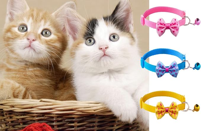 16 PCS Cute Cat Collars with Bells - Image 6