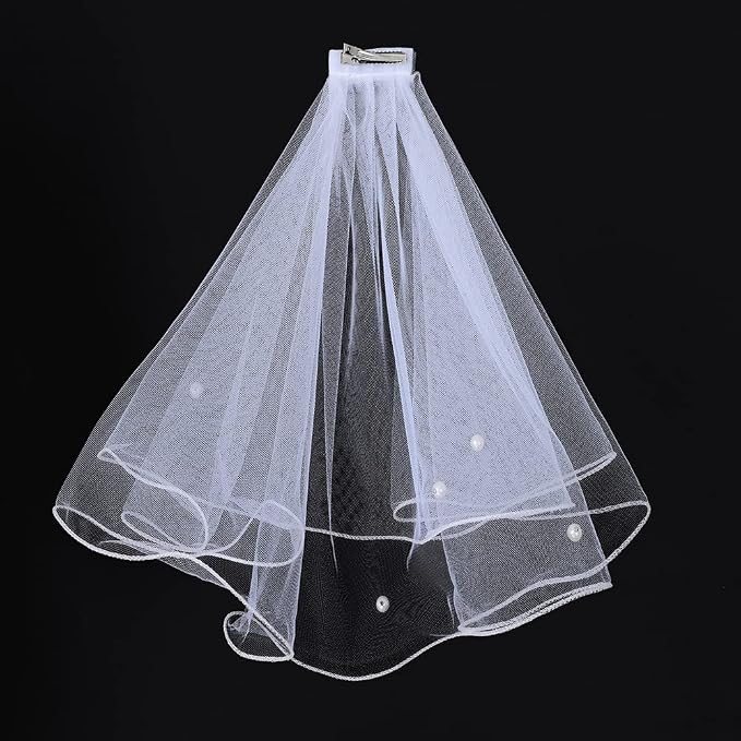 Gigicloud Dog Bride Costume Pet Wedding Veil - Image 5