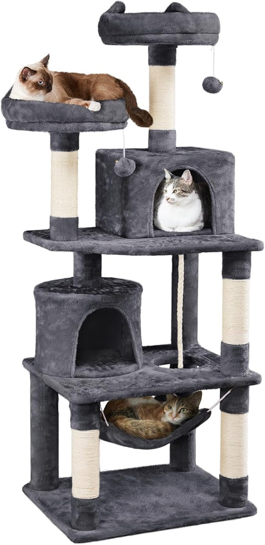 Yaheetech 62.5inches Cat Tree Cat Tower Cat Condo by Yaheetech