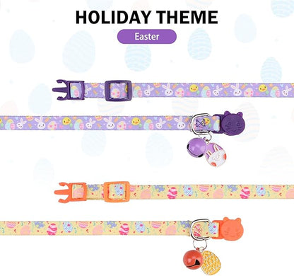 Breakaway Cat Collars for Girl Boy Cats, Spring Summer All Weather Cat Collar - Image 5
