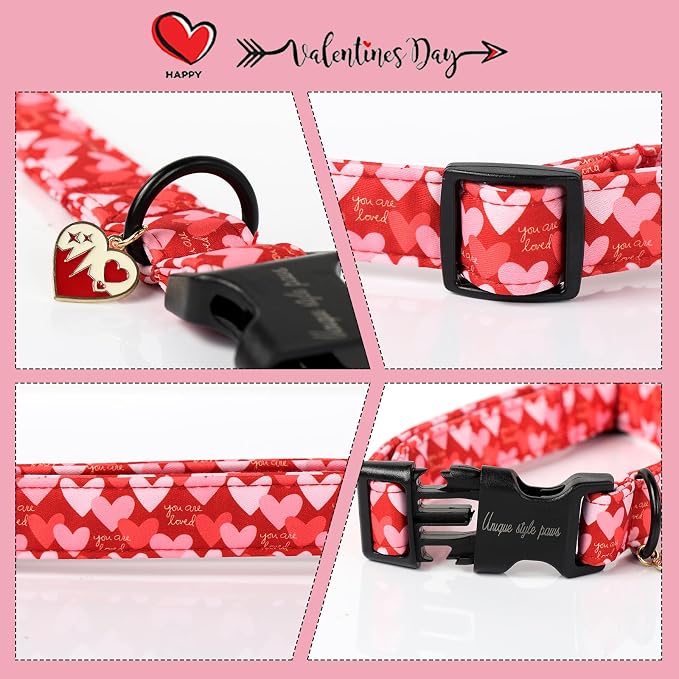Unique style paws Valentine's Day Dog Collar Plastic Buckle Collar - Image 3