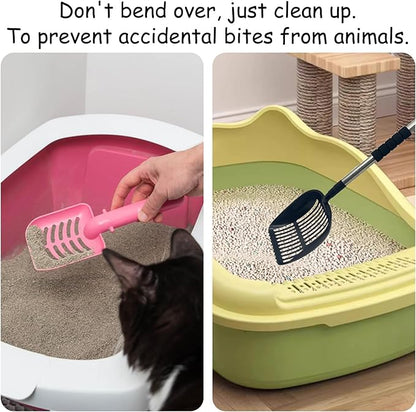 PINVNBY Cat Litter Scooper, Long Handle Litter Sifter Scoop - Image 6
