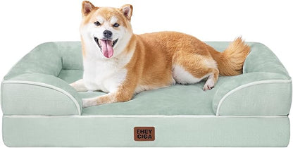 EHEYCIGA Orthopedic Large Dog Bed, Waterproof Memory Foam, Non-Slip Bottom by EHEYCIGA