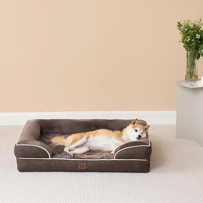 EHEYCIGA Orthopedic Dog Bed for Medium Dogs, Waterproof Memory Foam Medium Dog - Image 7
