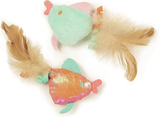 SmartyKat Silly Swimmers Crinkle Plush Catnip Cat Toys by SmartyKat