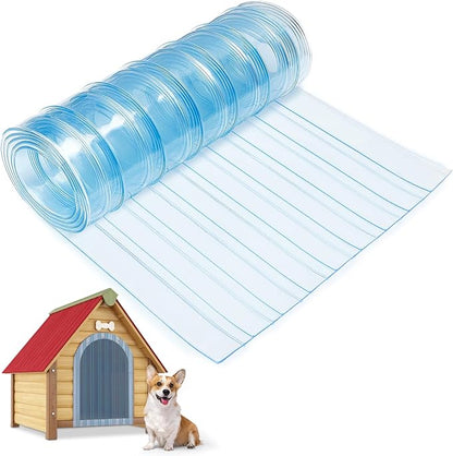 MEWTOGO 15.7 in x 4.9 ft Dog Door Replacement Flaps by MEWTOGO