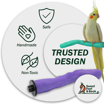 Sweet Feet and Beak Safety Pumice Perch - Image 4
