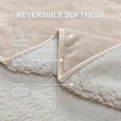 Waterproof Blanket for Beds – Ideal for Couch & Pets Splash Proof Sherpa Throw - Image 6