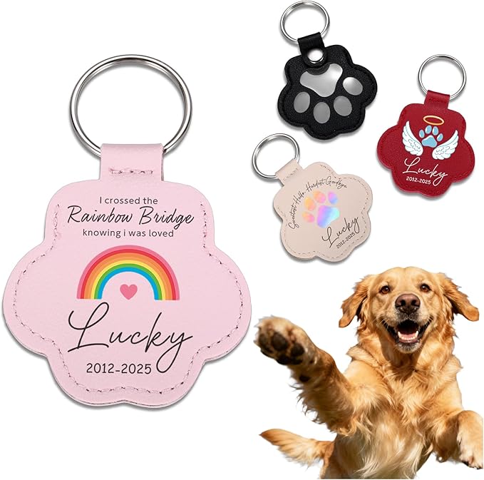 Eunigem Personalized Pet Hair Keychain by EuniGem