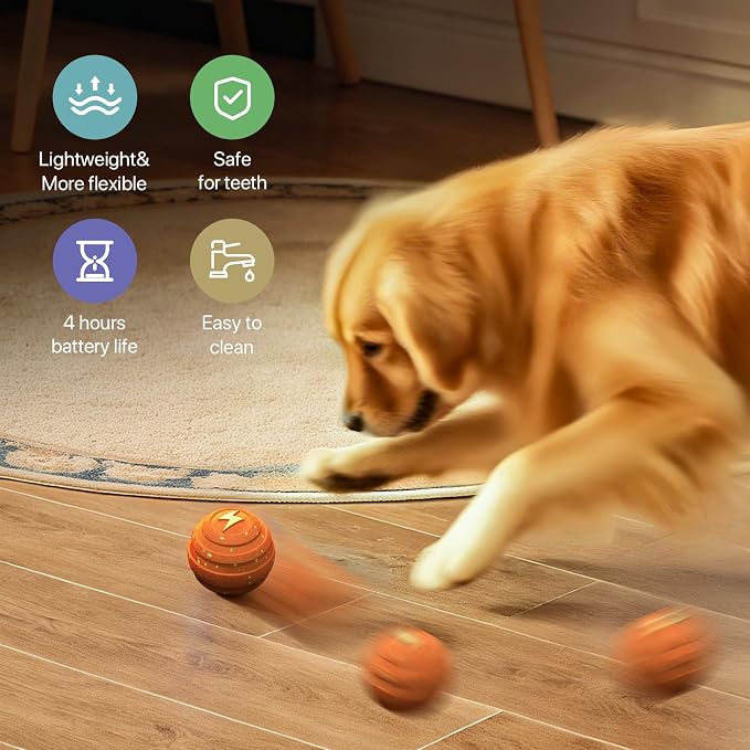 Interactive Dog Toys Balls Moving - Image 5