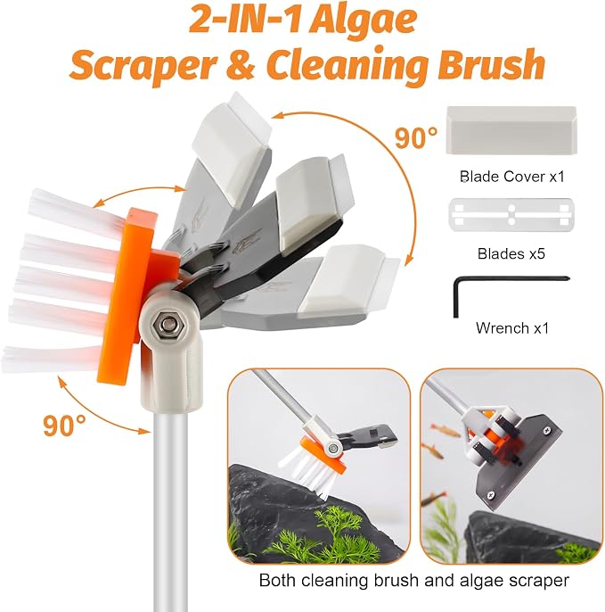AQQA Aquarium Siphon Vacuum Cleaner Kit - Image 3
