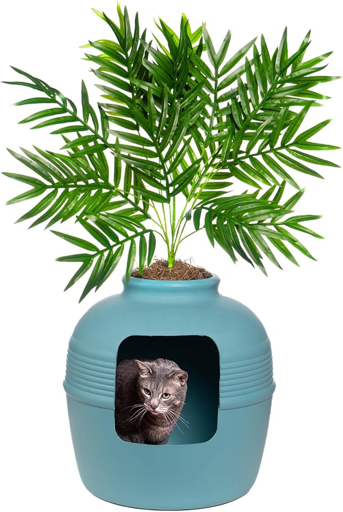 Good Pet Stuff Hidden Litter Box Planter, Decorative Cat Litter Enclosure by TheGoodPetStuffCompany