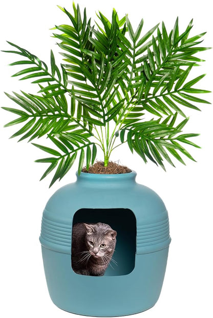 Good Pet Stuff Hidden Litter Box Planter, Decorative Cat Litter Enclosure by TheGoodPetStuffCompany