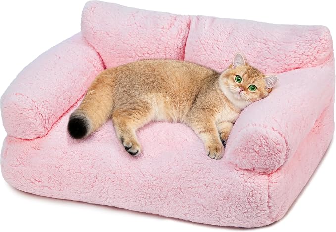 Large Cat Beds for Indoor Cats, Dog Couch Bed, Cute Cat Couch Sofas for Less - Image 2