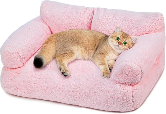Large Cat Beds for Indoor Cats, Dog Couch Bed, Cute Cat Couch Sofas for Less - Image 2