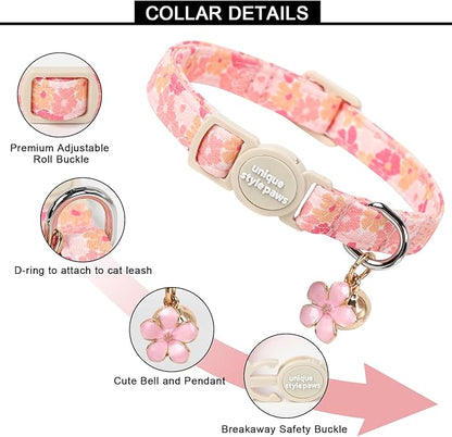Unique style paws 2 Pack Spring Summer Kitten Collar Breakaway - Image 2
