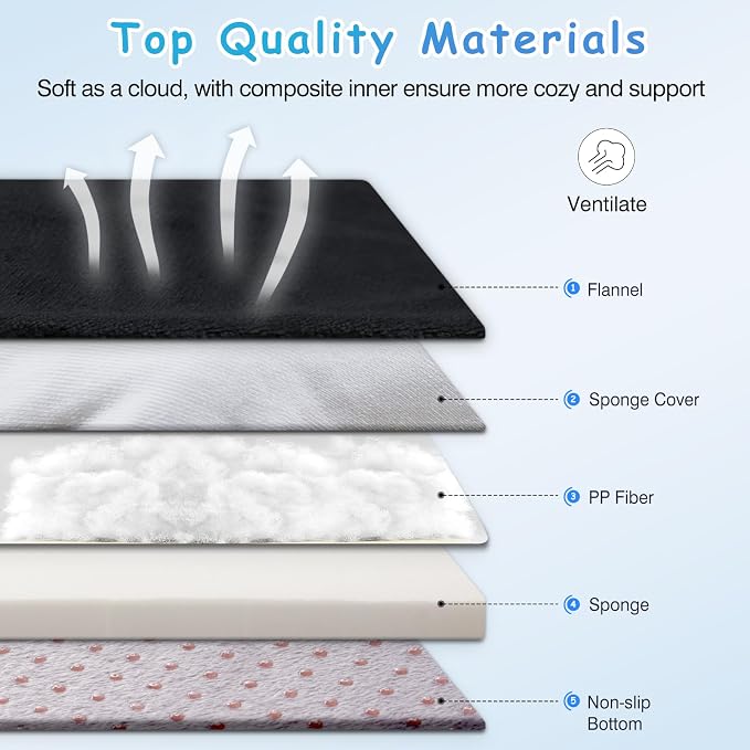 Magic Dog Super Soft Large Dog Bed Orthopedic Pet Beds 30 Inch Washable Anti - Image 6