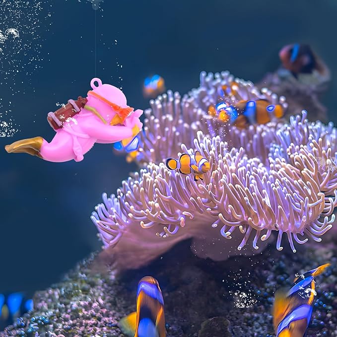onesimcr Floating Fish Tank Decorations, Aquarium Decorations, Lovely Diver - Image 4