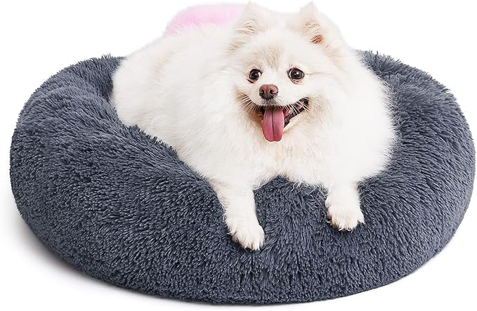 MIXJOY Orthopedic Dog Bed Comfortable Donut Cuddler Round Pet Beds Ultra Soft by MIXJOY