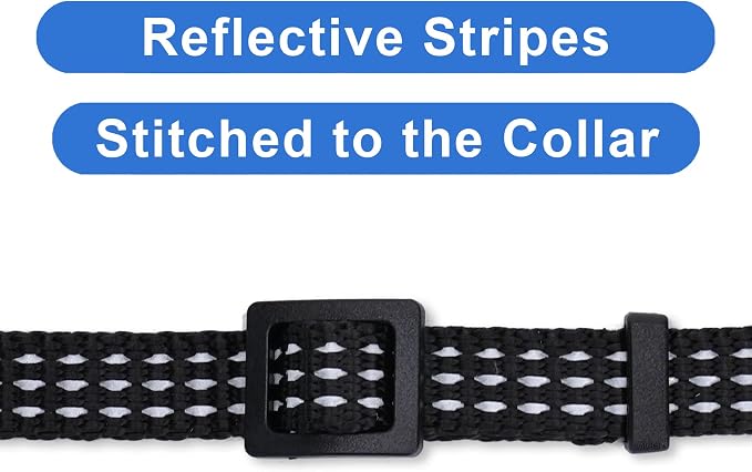 Pawtitas Reflective Black Cat Collar - Image 4