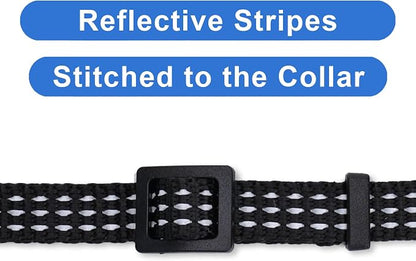 Pawtitas Reflective Black Cat Collar - Image 4