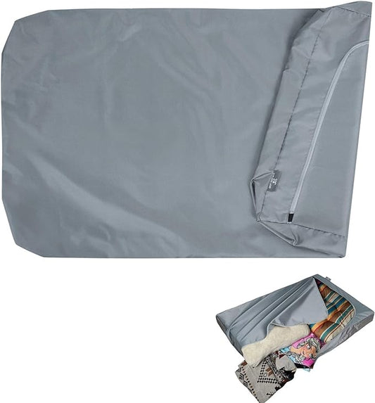 Explore Land Scratch Resistance Dog Bed Cover Canvas Washable Dog Crate Pad by ExploreLand